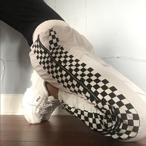 Checkered sweatpants